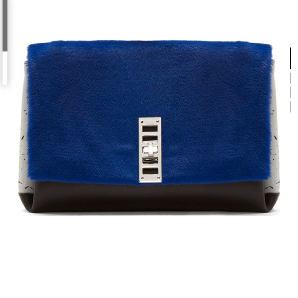 Proenza Schouler Calf hair PS Elliot Clutch - Picture 1 of 6